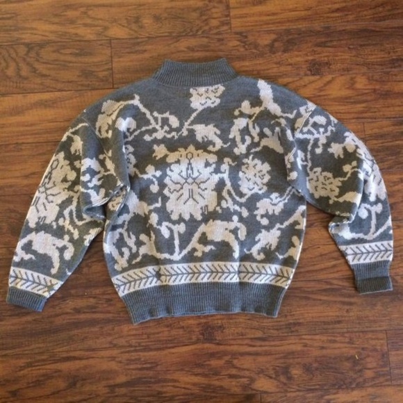 Vintage 90s Kawaii Grunge Oversize Knit Sweater - Picture 7 of 8
